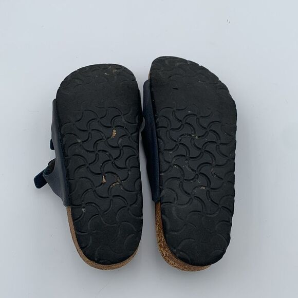 Birkenstock Florida style blue leather three strap woman’s size 38 - Picture 9 of 12
